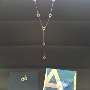 Necklace and earrings